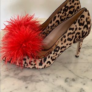 Never worn Leopard heels